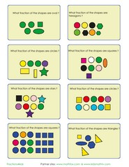 Fractions in a group of shapes